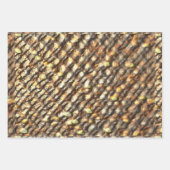 Gold Nugget Design Inpakpapier Vel (Voorkant)