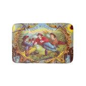 Gold Nuggets Antiek Sigar Label Badmat (Voorkant)