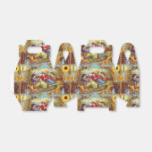 Gold Nuggets Antiek Sigar Label Bedankdoosjes (Uitgevouwen)