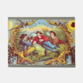 Gold Nuggets Antiek Sigar Label Deurmat