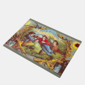 Gold Nuggets Antiek Sigar Label Deurmat (Schuin)