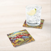 Gold Nuggets Antiek Sigar Label Kartonnen Onderzetters (Insitu)