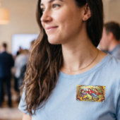 Gold Nuggets Antiek Sigar Label Naambadge