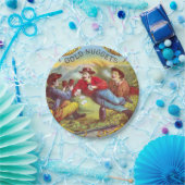 Gold Nuggets Antiek Sigar Label Papieren Bordje (Feest)