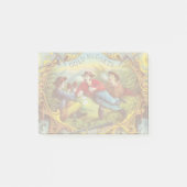 Gold Nuggets Antiek Sigar Label Post-it® Notes (Voorkant)