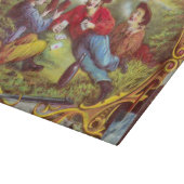 Gold Nuggets Antiek Sigar Label Snijplank (Hoek)