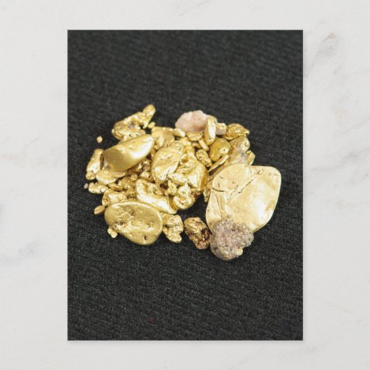 Gold Nuggets Briefkaart (Voorkant)