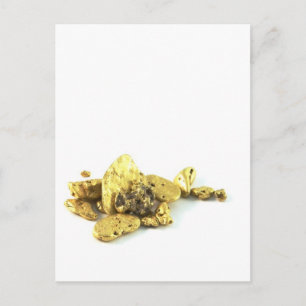 Gold Nuggets Briefkaart