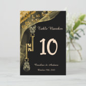 Gold Nuggets Enge Skulls Tafelnummers (Staand voorkant)