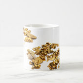 Gold Nuggets op wit Koffiemok (Center)