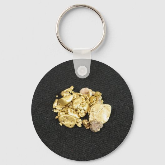 Gold Nuggets Sleutelhanger (Voorkant)