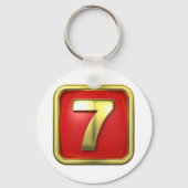 Gold Number Seven Sleutelhanger (Voorkant)