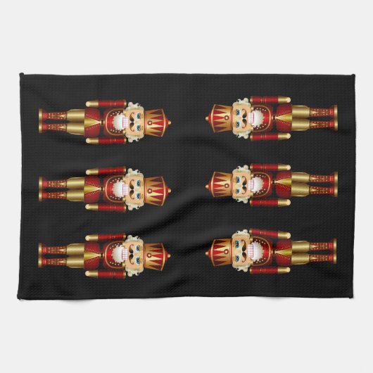 Gold Nutkrakers Theedoek (Horizontaal)