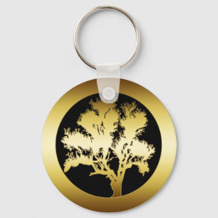 GOLD OAK TREE SLEUTELHANGER