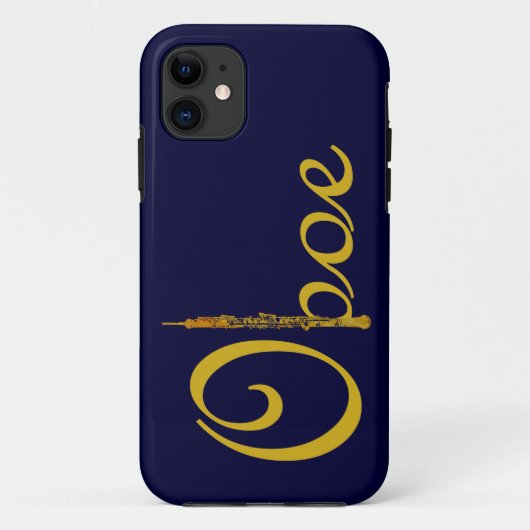 Gold Oboe Case-Mate iPhone Case (Achterkant)