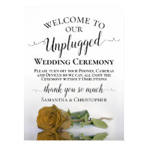 Gold Ochre Roos Chic Unplugged Wedding Ceremony