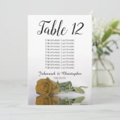 Gold Ochre Roos Wedding Table (Staand voorkant)