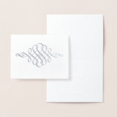 Gold of Silver Modern Elegant  Element Folie Kaarten (Display)