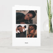 Gold Offset Arch 4 Foto Afstuderen Bedankkaart (Achterkant)