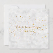 Gold Oh Heilige Kerstnacht Gepersonaliseerd (Achterkant)