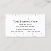 Gold Oilfield Pumping Unit | inch | Centimeter Visitekaartje (Achterkant)