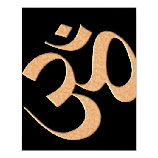 Gold Om  Perfect Poster (Voorkant)