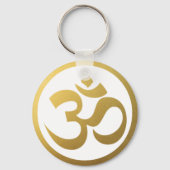 Gold OM Symbol Sleutelhanger (Voorkant)