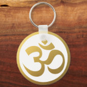 Gold OM Symbol Sleutelhanger (Voorkant)