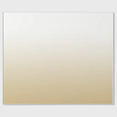 Gold Ombre Cadeaupapier (Vlak)