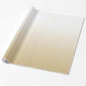 Gold Ombre Cadeaupapier (Uitgerold)