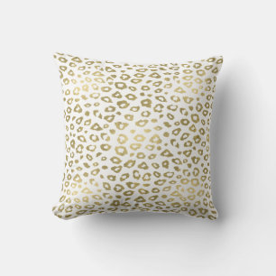Gold Ombre Leopard Print Kussen