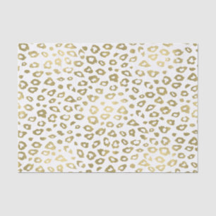 Gold Ombre Leopard Print Tissuepapier