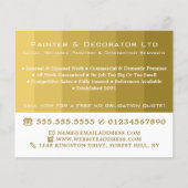 Gold Ombre Stripes, Painter & Decorator Flyer (Voorkant)