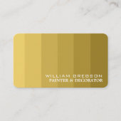 Gold Ombre Stripes, Painter & Decorator Visitekaartje (Voorkant)