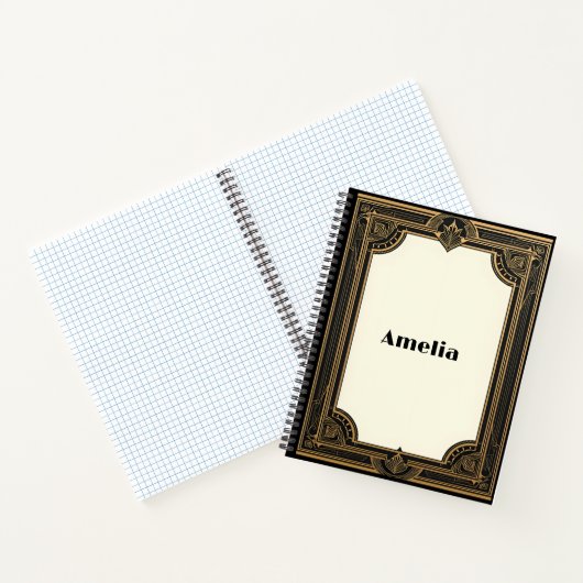 Gold on Black Classic Notitieboek (Binnen)