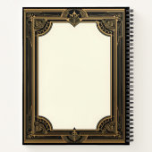 Gold on Black Classic Notitieboek (Achterkant)