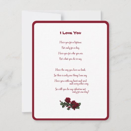 Gold-on-Black Elegant Flat Valentijn Kaart (Achterkant)