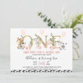 Gold One Dividers Bloemenboerderijdieren 1e verjaa Kaart (Staand voorkant)