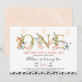 Gold One Dividers Bloemenboerderijdieren 1e verjaa Kaart (Voorkant / Achterkant)