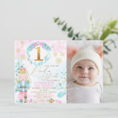 Gold One Land of Sweets Nutkraker Foto van Birthda Kaart (Staand voorkant)