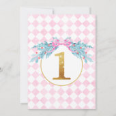 Gold One Nutcracker Land of Sweets Birthday Kaart (Achterkant)