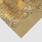 Gold ontkoppeling tissuepapier (Detail)