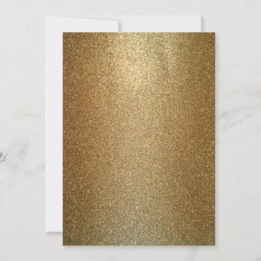 Gold op Black, art-deco Brunch aankondigingen (Achterkant)