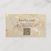 Gold Opal Custom Business Loyalty Punch Card (Achterkant)