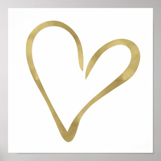 Gold Open Heart II Poster (Voorkant)