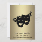 Gold Opening Nachtuitnodiging Kaart (Achterkant)