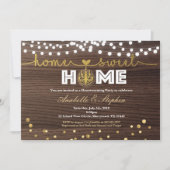 Gold-opwarmende huispartij kaart (Voorkant)