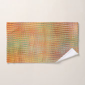 Gold Oranje Gellow Red Green Pattern Bad Handdoek (Handdoek)