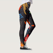 Gold Oranje tropische zomer onderwater Leggings (Rechts)