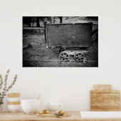 Gold Ore Cart Poster (Keuken)
